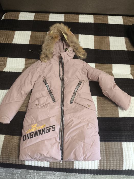 Зимний плащ для девочки