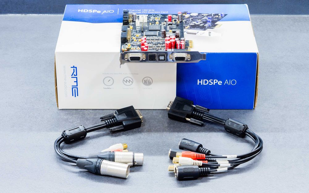 RME HDSPe AIO - професионална звукова карта / звуков контролер