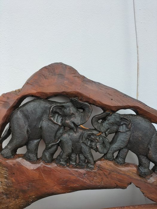 Tablou lemn sculptat