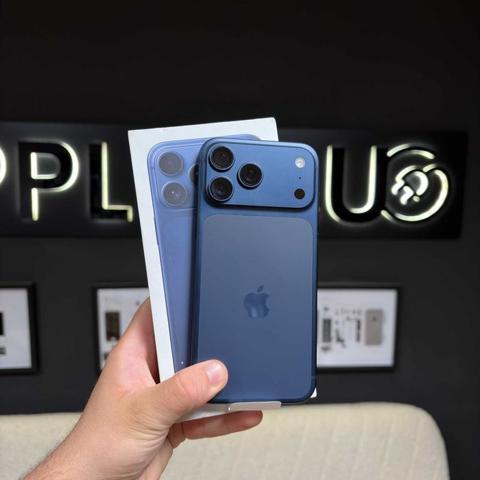 iPhone 17 Pro Max 256Gb Deep Blue Nou/Activat + 24 Luni Garanție/ Apple Plug