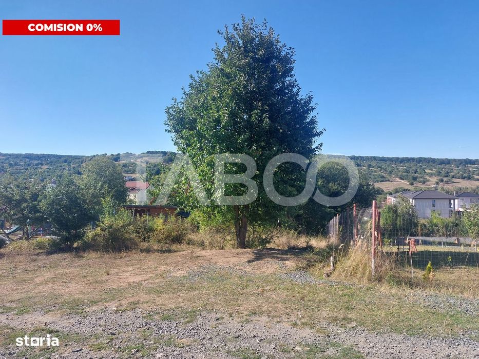 Teren intravilan 600 mp front stradal 16 m zona Muncel Cisnadie