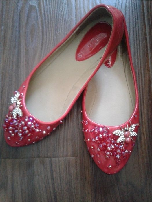 Балетки со стрекозой