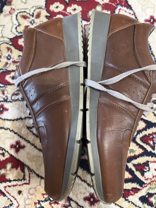 Мужская кроссовка нат кожа