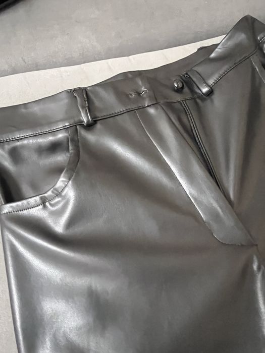 Кожаные брюки новые