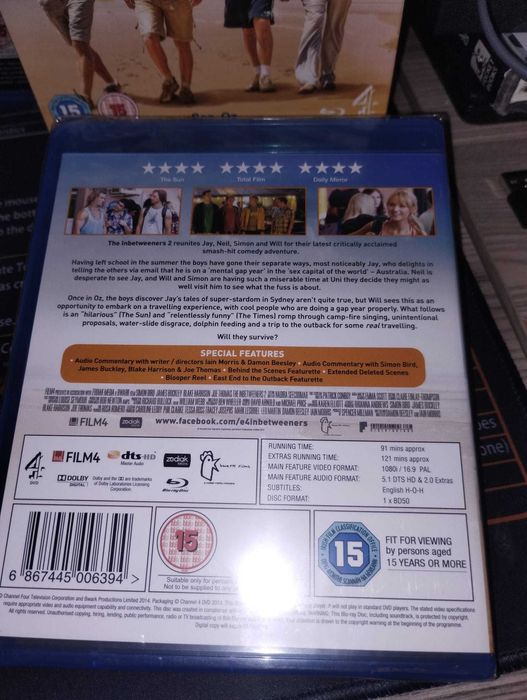 The Inbetweeners 2 Blu-Ray нов със субтитри 2014