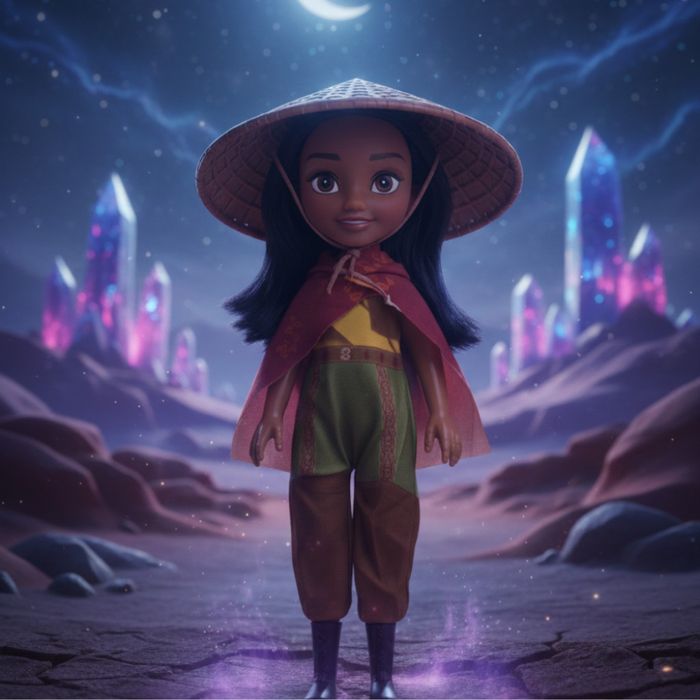 Кукла Рая със шапка и музика.