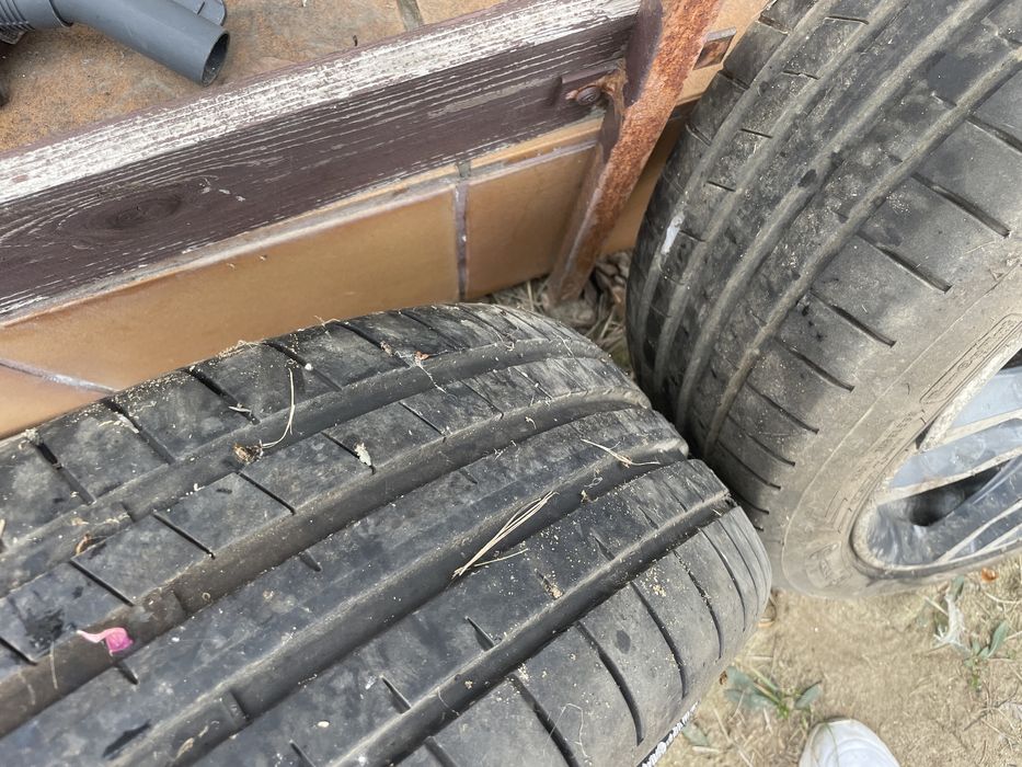 4 jante bmw M r19 cu defecte si cauciucuri noi