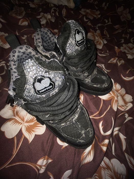 Lv skate negru swaroski