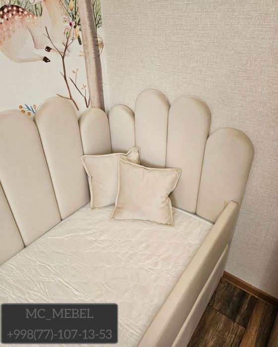 Детская угловая кровать с матрасом