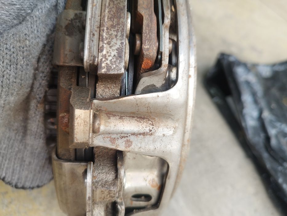 Моховик и диск сцепления.