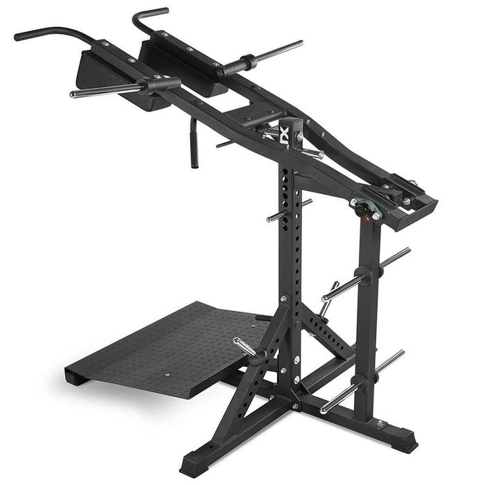 Раменна Преса Lever Arm / Комбиниран Фитнес Уред за Клек / Трапец
