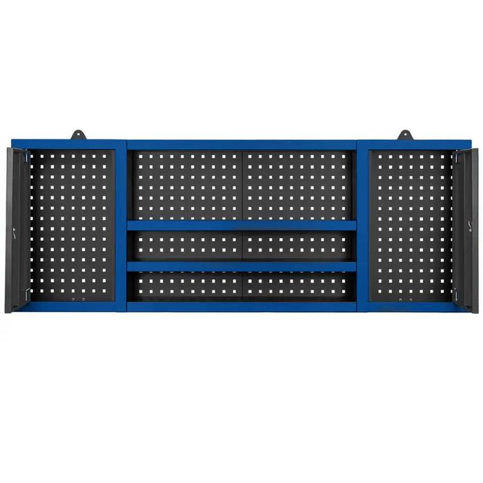 Комплект 6 части–работна маса, шкафове и сервизни колички метални Hawe