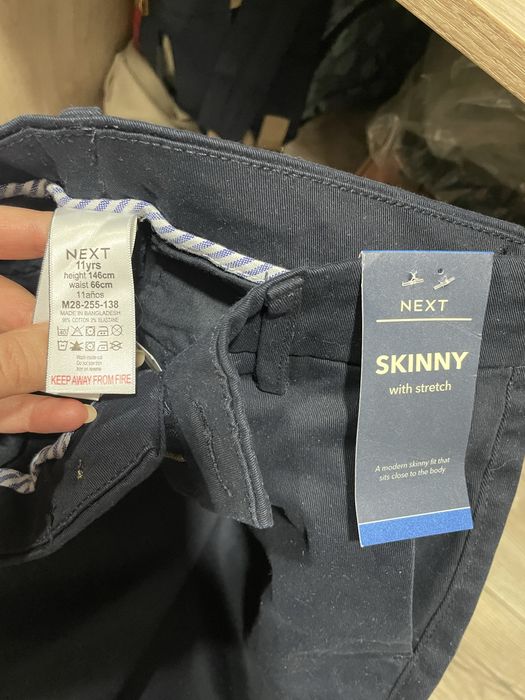 Брюки школьные NEXT рост 140 и 146см