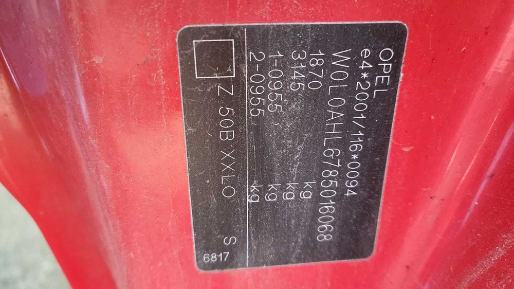 Aripa dreapta opel astra h twintop,cod culoare Z50B