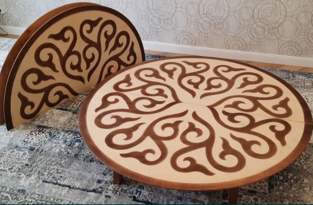 Аренда круглого низкого стола с доставкой