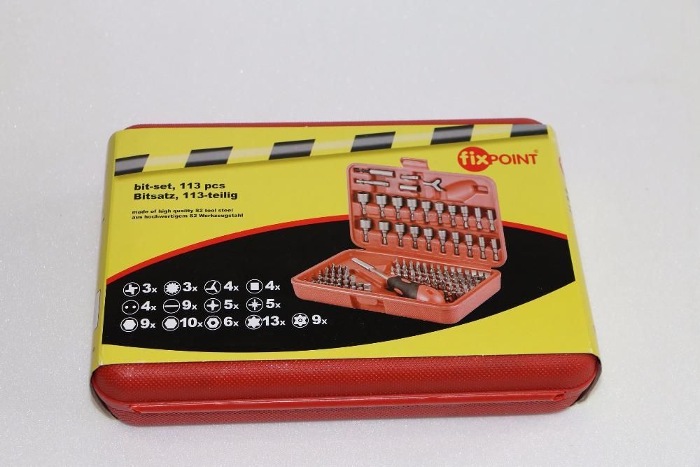 комплект битове, накрайници 113 бр., немски, внос от Германия