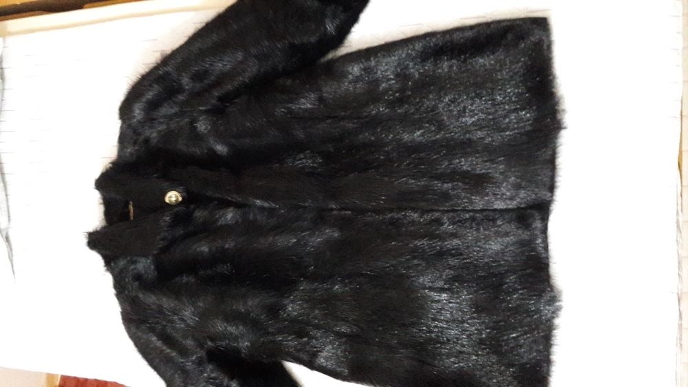 Haina din blana de nutrie dama marimea XXL