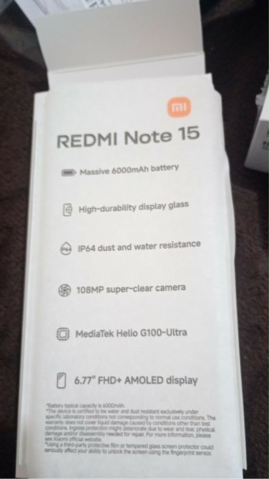 Redmi Note 15  256 gb ЧИСТО  НОВ