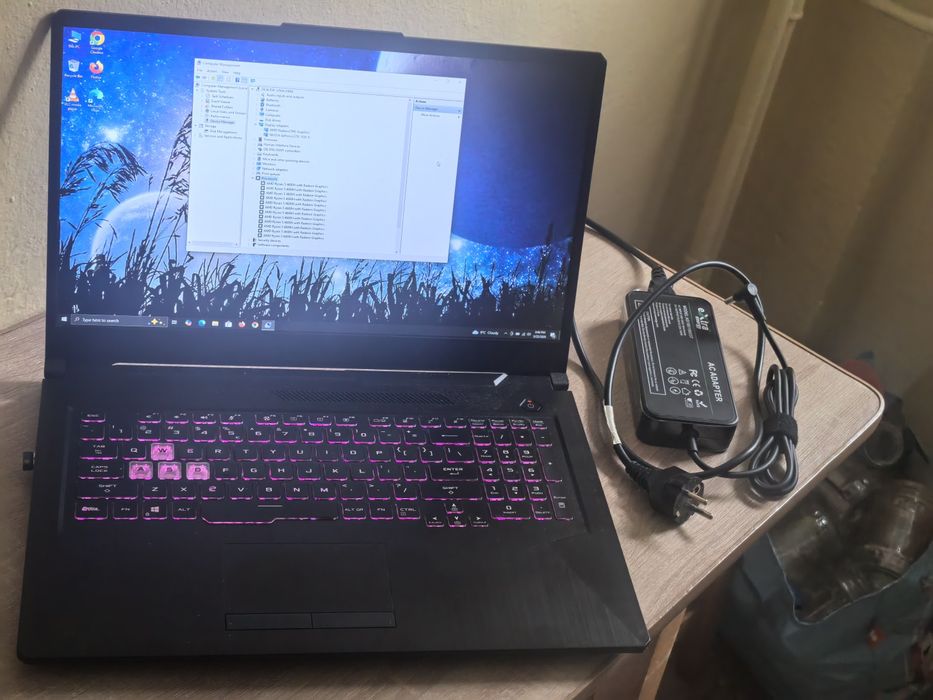 Leptop gaming asus tuf 17.3 ing Ryzen 5 4600H 16gr ddr 4