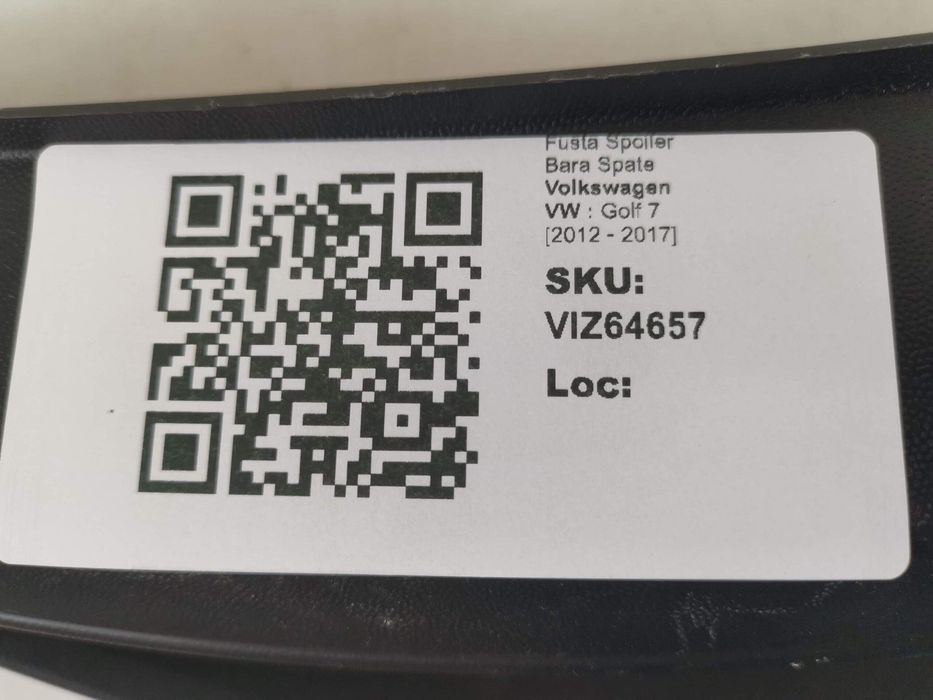 Шпойлер За Задна Броня / Spoiler Za Zadna Bronia Volkswagen VW Golf 7