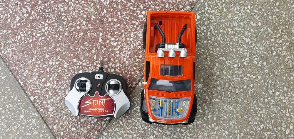 Masina Pick-Up Rosu sau Portocaliu pentru copii cu telecomanda
