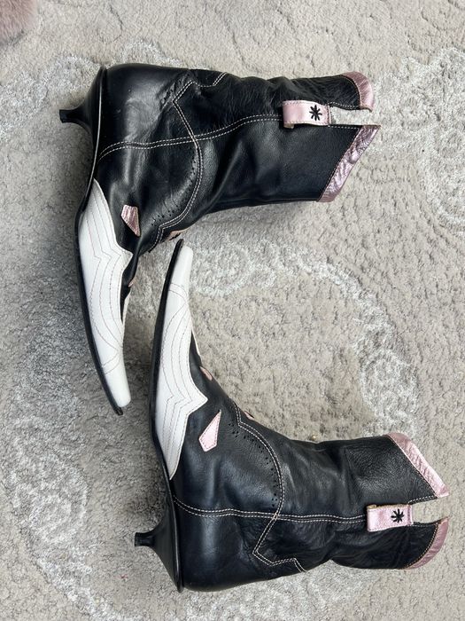 Дамско ботуши естествена кожа.