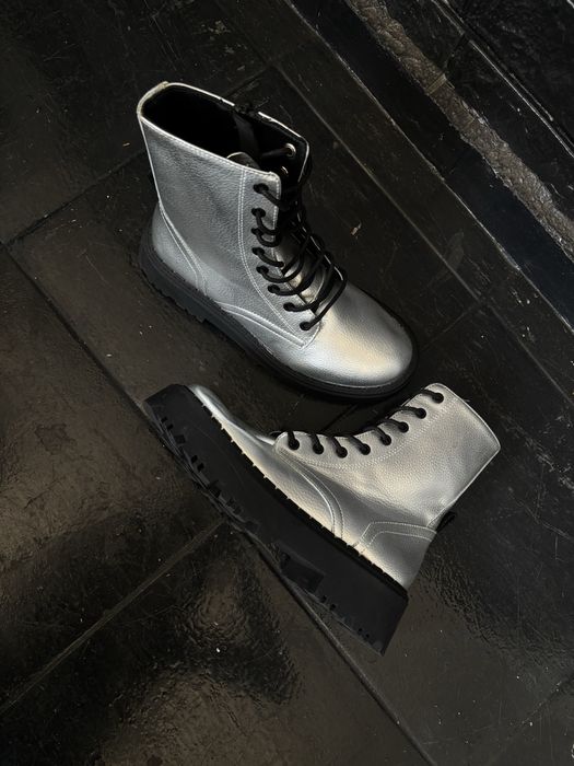 Боти Zara сребристи
