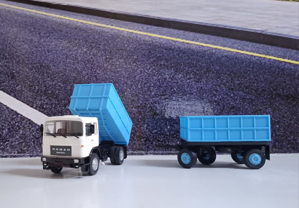 Macheta Roman diesel cereale scara 1:43