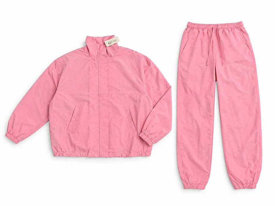 Trening Dama din Fas – Roz / Baby Blue / Negru, Set Geaca si Pantaloni