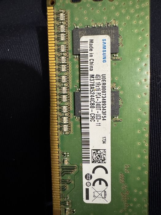 Оперативная память Samsung 4GB DDR4 2400 MHz