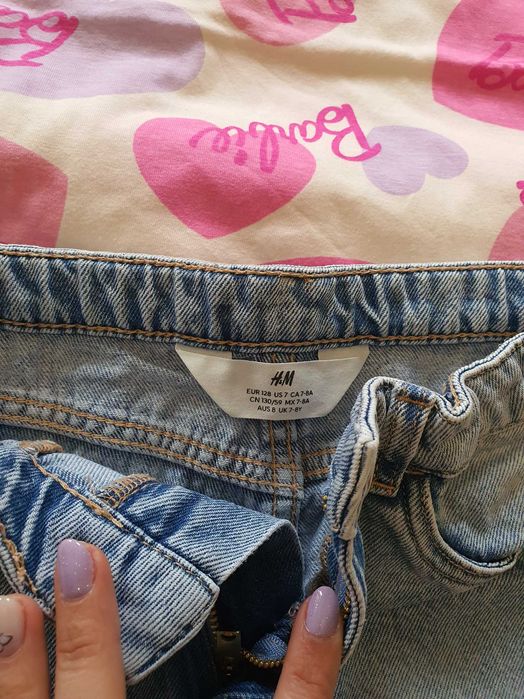 Летни дрешки за момиченце 122-128 размер, запазении, без забележки