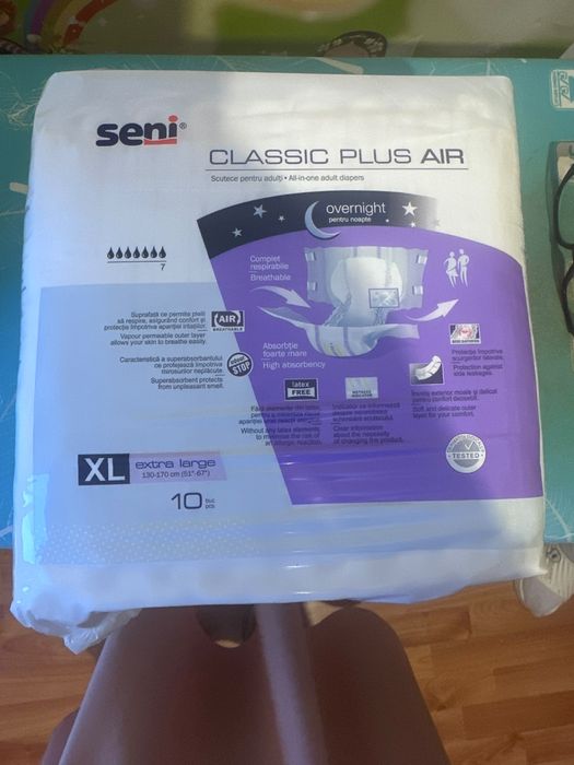 aleze absorbante Seni Soft Super, dimensiune 90 x 60 cm