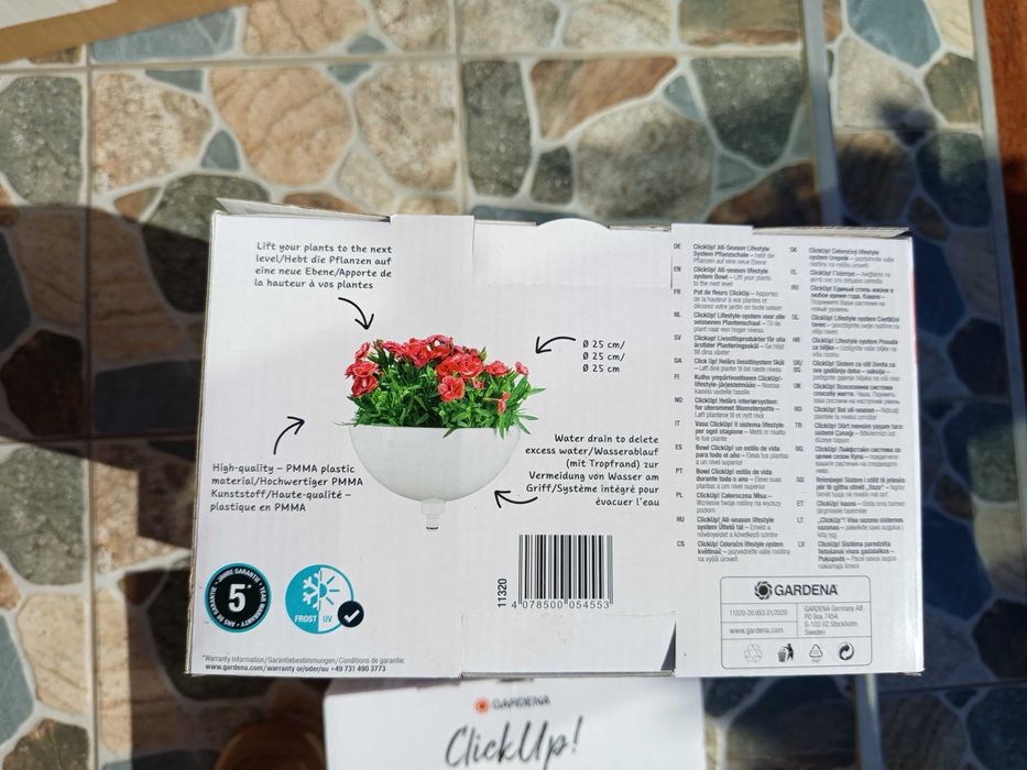 Ghivece flori Gardena click up