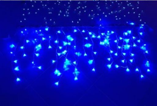 Сини Лампички тип Висящи с опция снаждане 5, 10,15,20броя отстъпки