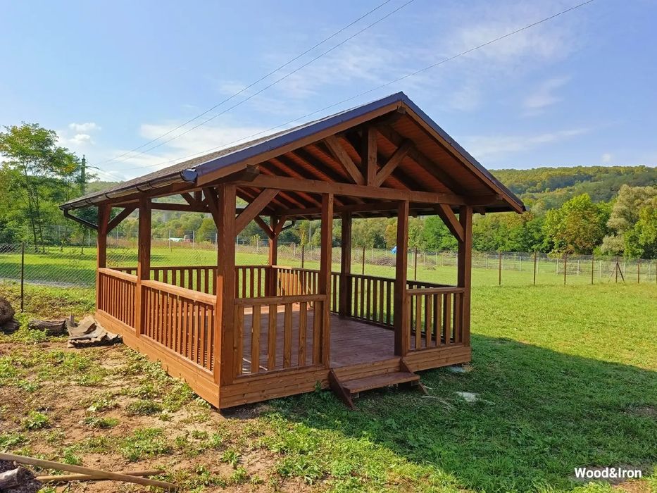 Terase, foișoare, leagăne, căsuțe de grădină,pergole, construcții lemn