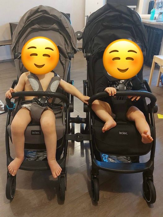 Коляски Leclerc Magic Fold можно для двойни