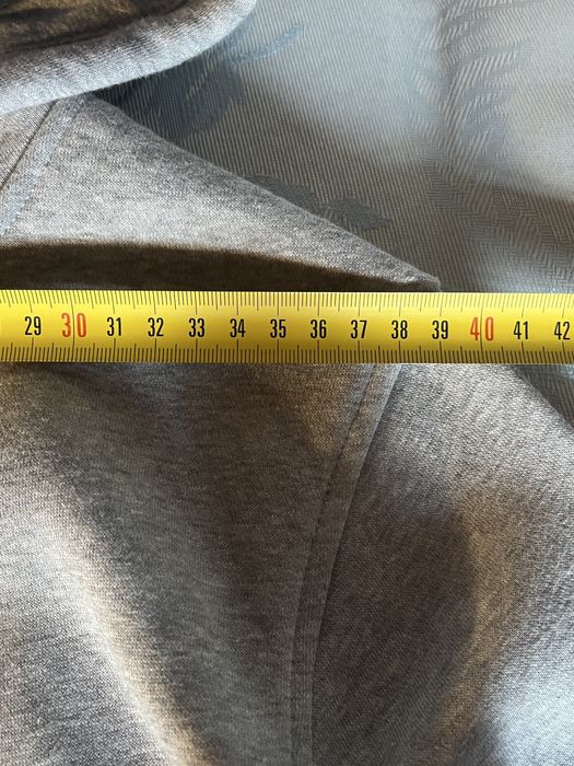 Gant, hanorac damă, cu glugă, gri deschis, bumbac