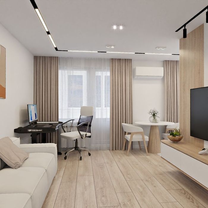 Дизайн проект + 3D + чертежи 2500 ₸/м²