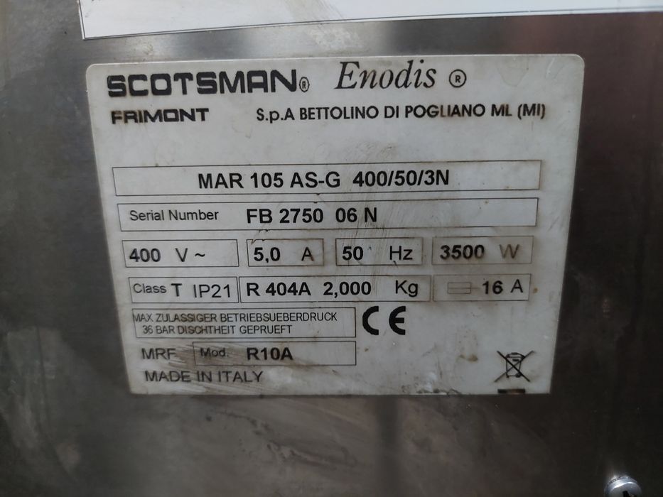 Ледогенератор за люспест лед за 700 кг/24 ч Scotsman MAR 105