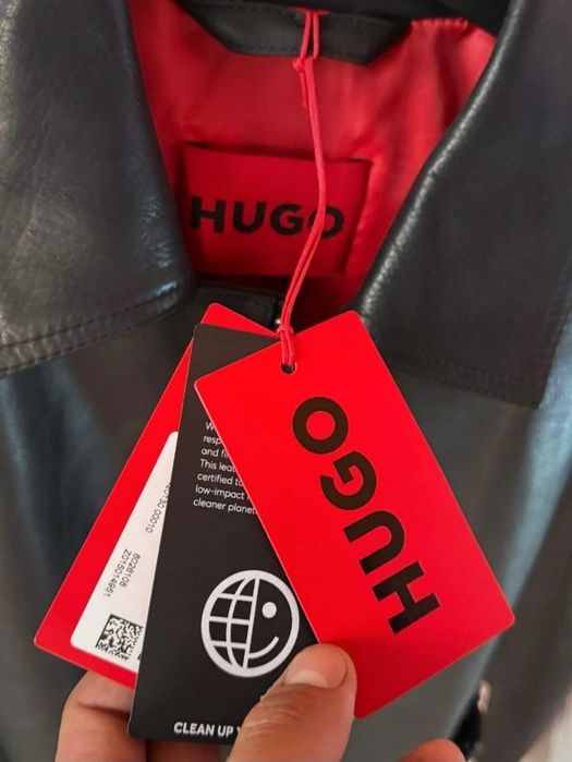 Geaca de piele Hugo Boss