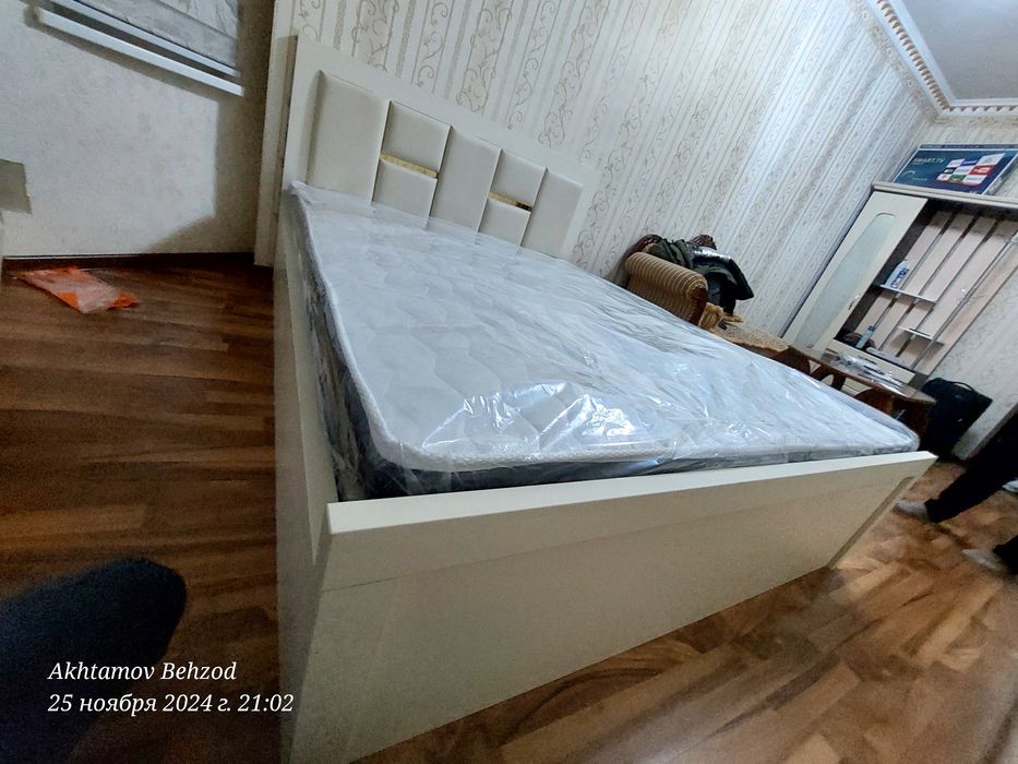 Спальня кровать, диван spalni  с матрас 2 кищилик йотокхона криват ,