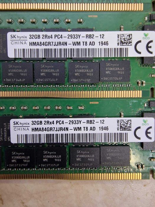 512GB RAM DDR4 2933MHz Server ECC Hynix 16x32gb