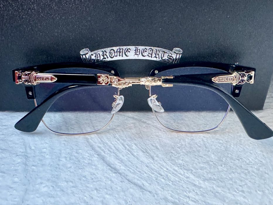 Очила за компютър Диоптрични рамки прозрачни слънчеви chrome hearts