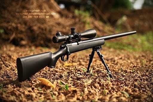 Pusca Airsoft cu LUNETA=>4,8j Daunatori/Pasari ARC METAL Manuala