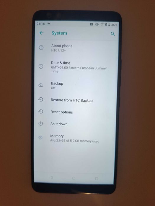 Telefon smart HTC U12+ Imagine
