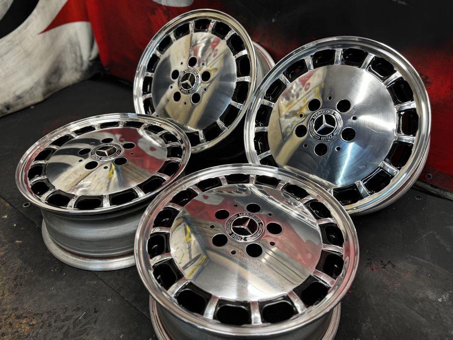 Оригинални РЕТРО, алуминиеви джанти за Мерцедес, 15 цола, R126