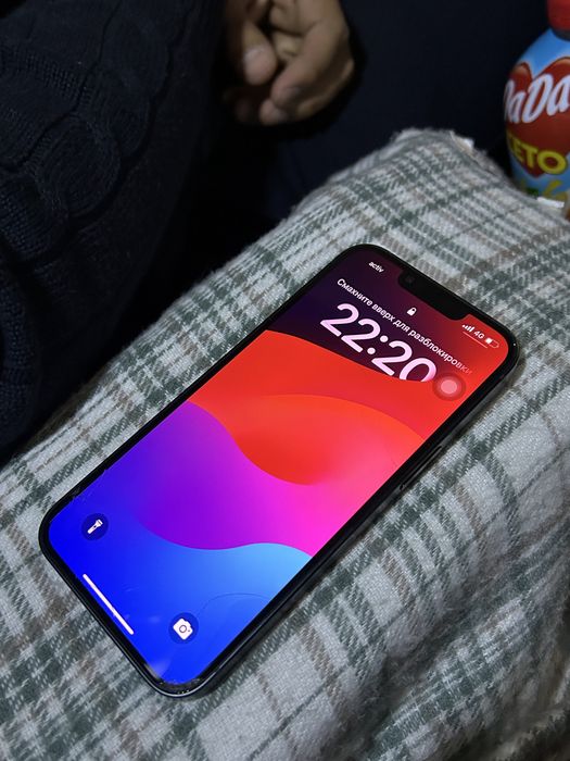 Айфон 14 128гб цвет темно синий емкость 96% ешжері ауыспаған оригинал