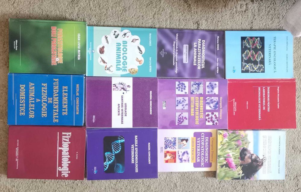 Vand carti manuale de medicina veterinara