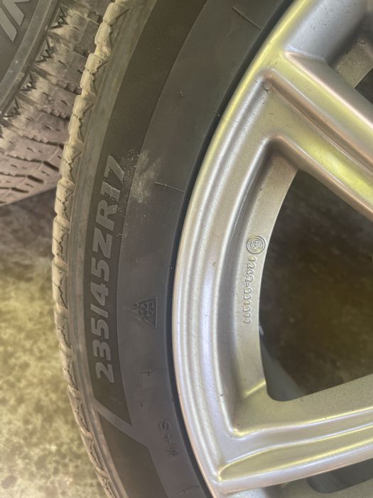 Jante 5x120 R17 cu cauciucuri vand/schimb