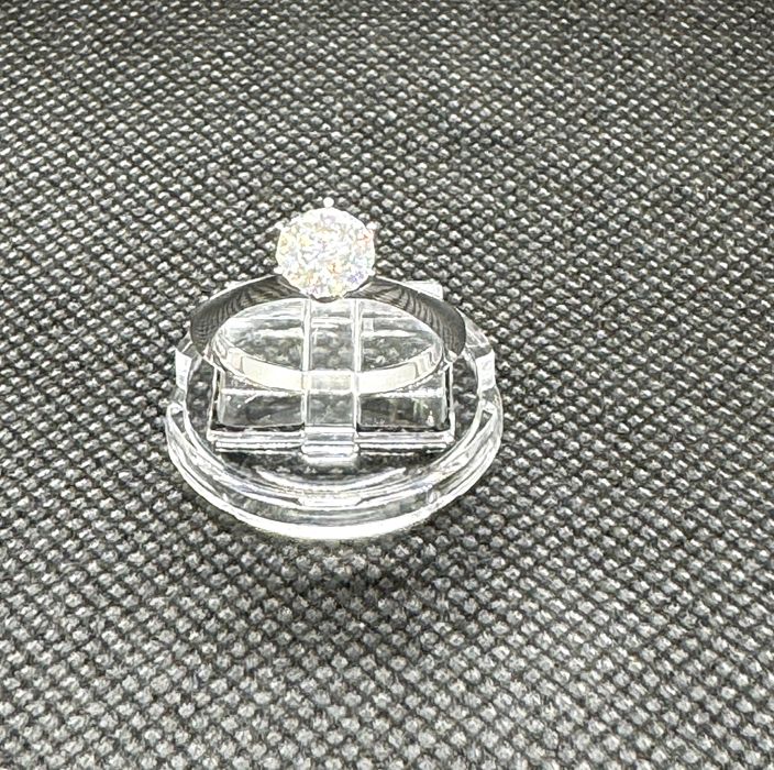 Годежен s925 пръстен с 1ct лаб. диамант (мойсанити, moissanite)